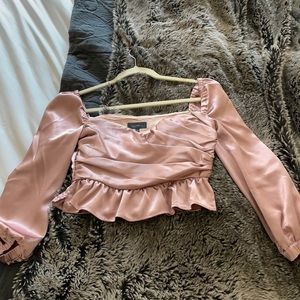 Rose gold blouse